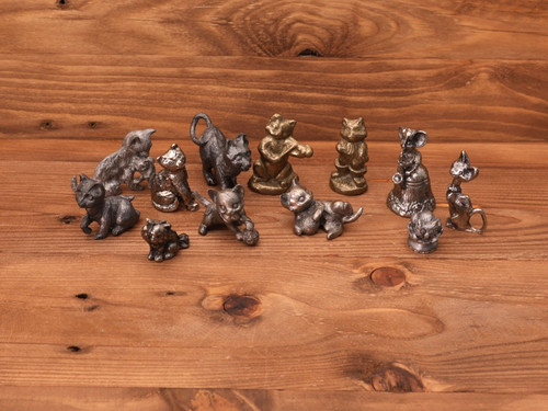 Lot pewter miniature - lot,