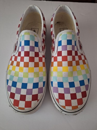 Vans multi color checker - multi, board