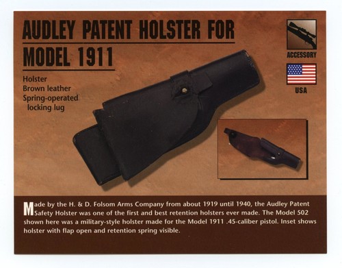 Audley patent holster - audley,