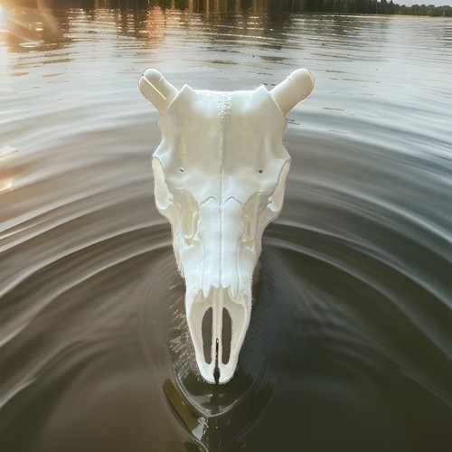 Mule deer euro mount skull - mule,