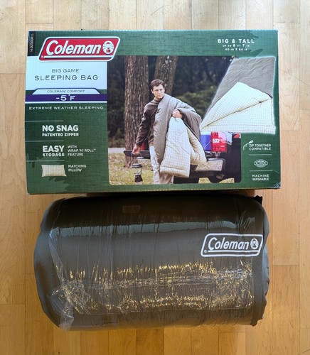 Unused coleman big tall - unused,