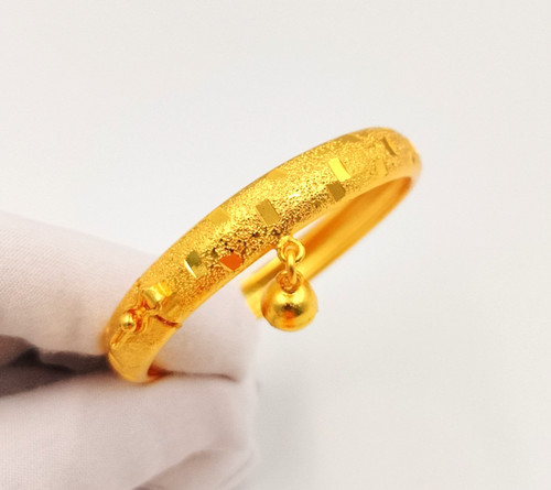 Cute gold bangle 18k 22k - gold,