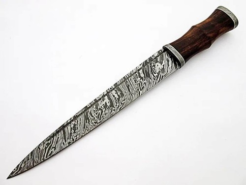 Scottish dirk knife damascus - knife,