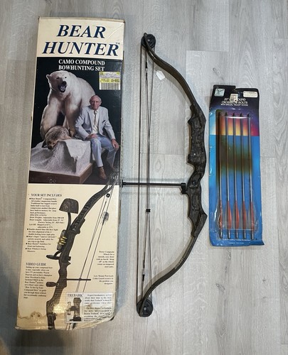 Vtg bear hunter camo - hunter, compound