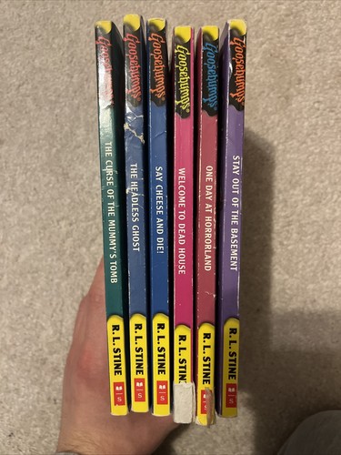 Goosebumps six book - six, bundle.