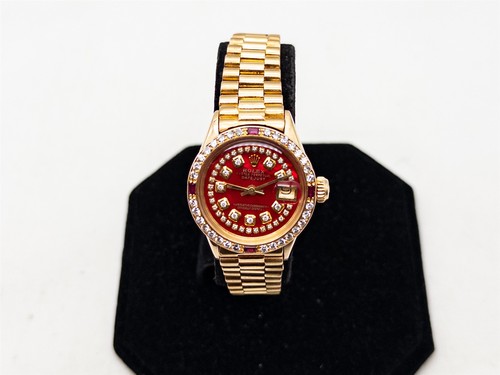 30k rolex president red mop - rolex,