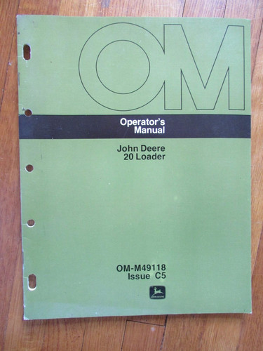 John deere loader operators - john,