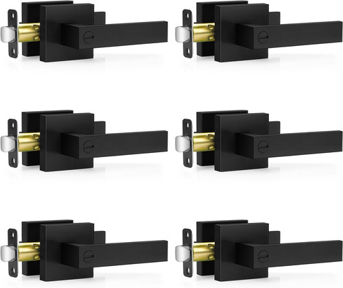 Pack matte black door - 6,