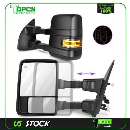 Towing mirrors power heated - towing,