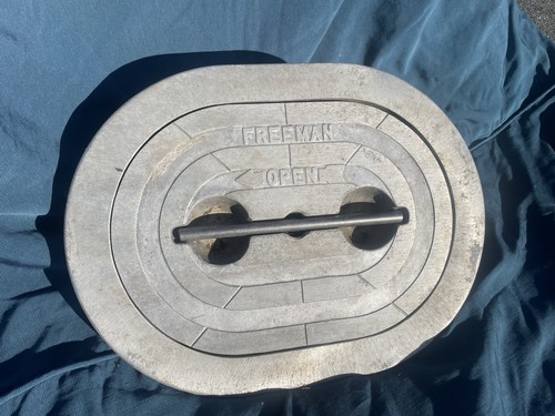 Freeman marine aluminum - aluminum, 12"x
