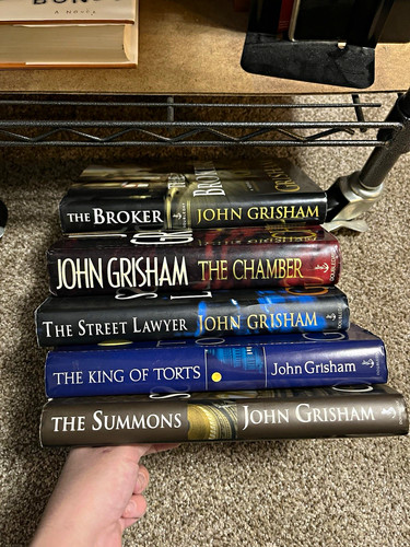 John grisham book hardcover - 5-book,