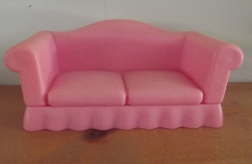 Pink barbie couch loveseat the - pink,