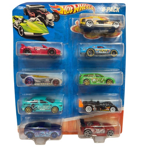 Hot wheels pack diecast car - hot, 9-pack