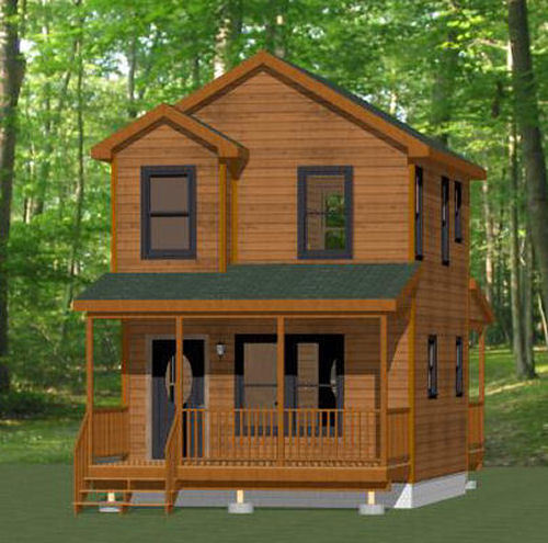 16x20 tiny house 586 sq - house, ft