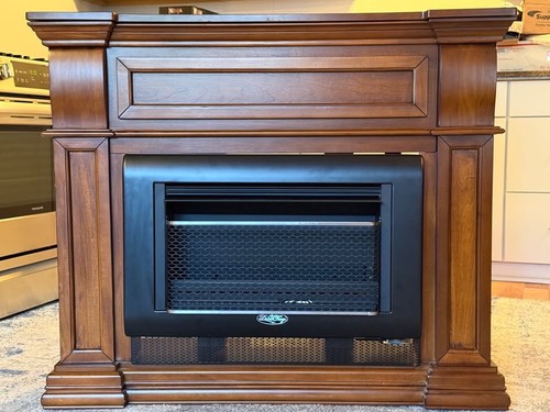 Gas fireplace with - , beautiful