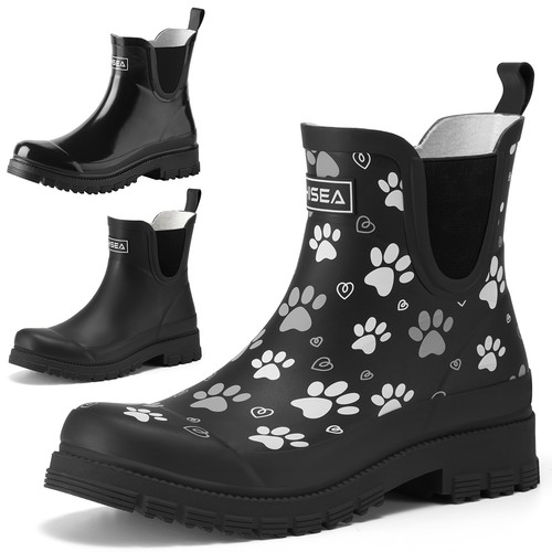 Hisea women ankle rain - hisea, boots