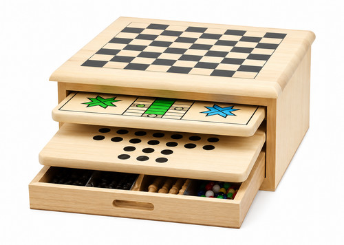 Deluxe game set chess - in,