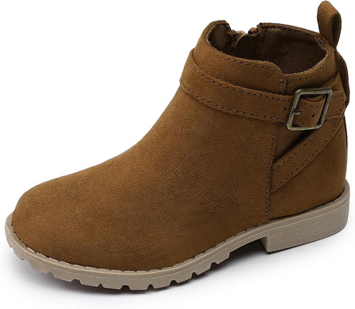 Girls ankle boots - ankle, suede