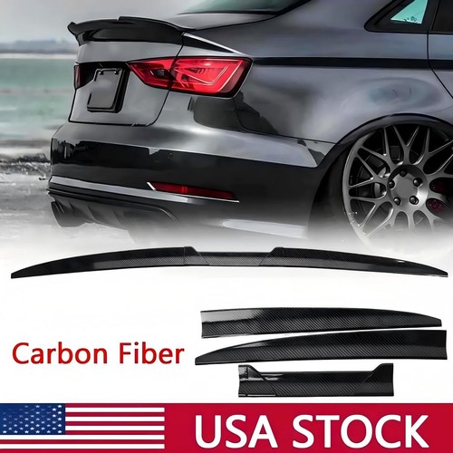 Carbon fiber car rear trunk - carbon,