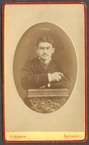 Man folded arms cigar cdv - &, g