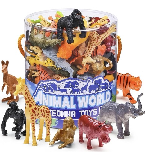 Pcs mini zoo animal safari - 60,