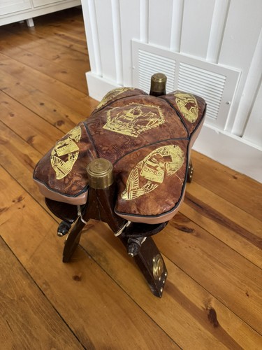 Vintage egyptian camel saddle - vintage,