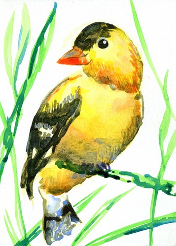 Painting watercolor original - painting,