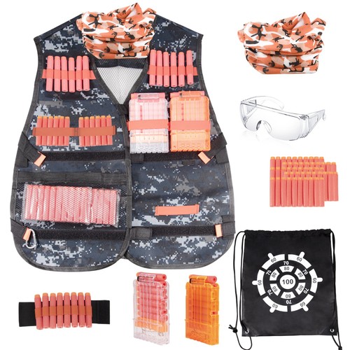 Kids tactical vest kit - vest, for