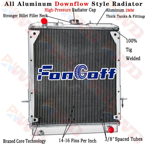 Row aluminum radiator - 4,