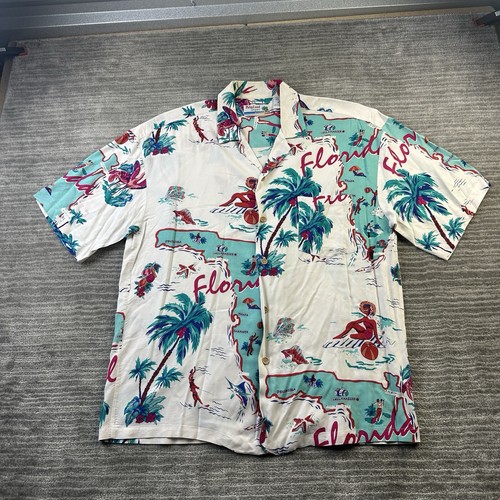 Vintage florida hawaiian shirt - florida,