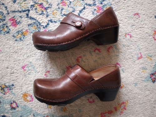 Dansko leather solstice clogs - dansko,