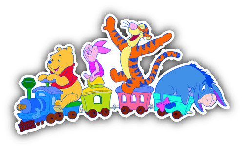 Winnie the pooh company train - pooh,
