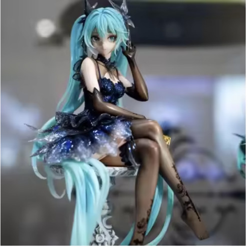 Hatsune miku black dress - miku,