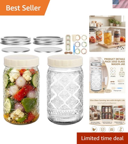 32oz wide mouth - wide, jars