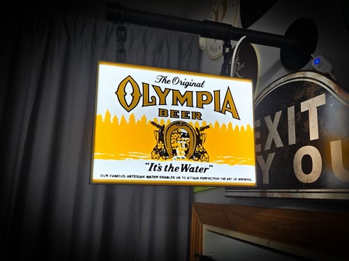 Olympia beer hanging led light - olympia,