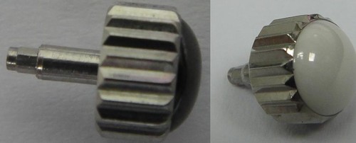 Ceramic steel watch crown - ceramic,