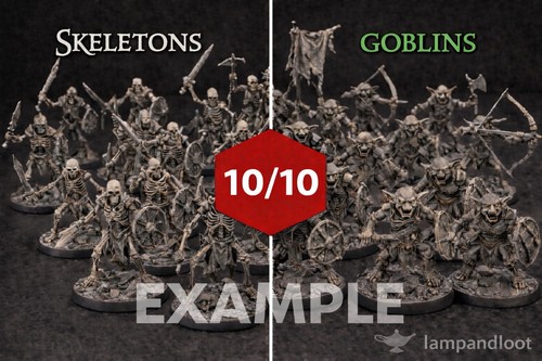 20pc fantasy miniature - miniature, lot