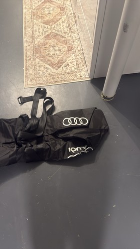 Black audi ski bag - ski,