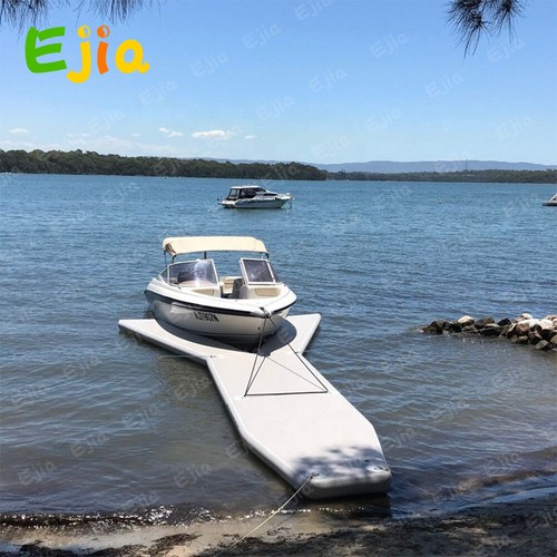 Floating inflatable pontoons - floating,