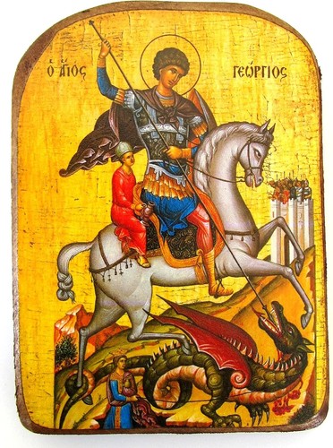 Saint george orthodox wood - george,