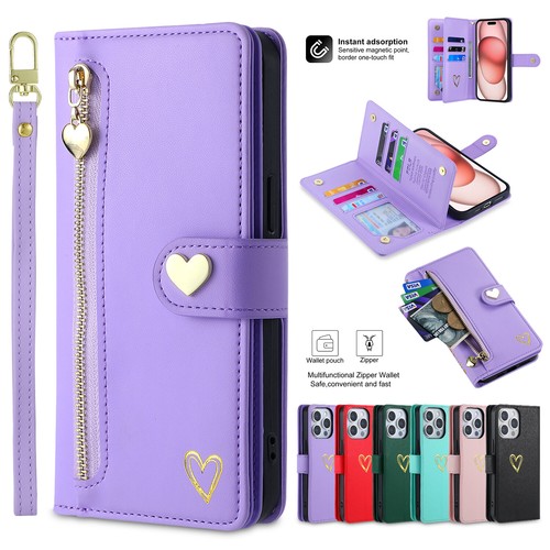 Zipper leather card - zipper,