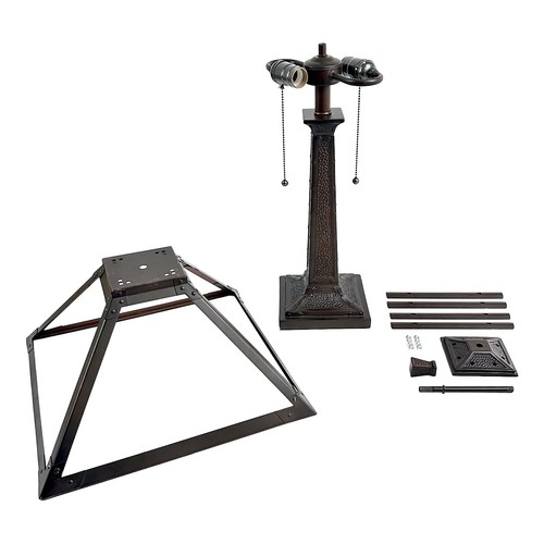 Table lamp stained glass - -,
