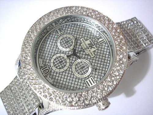 Silver tone metal big - tone,