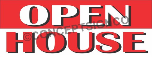 Open house banner sign - banner,