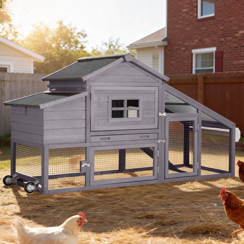 Medehoo mobile chicken coop - mobile,