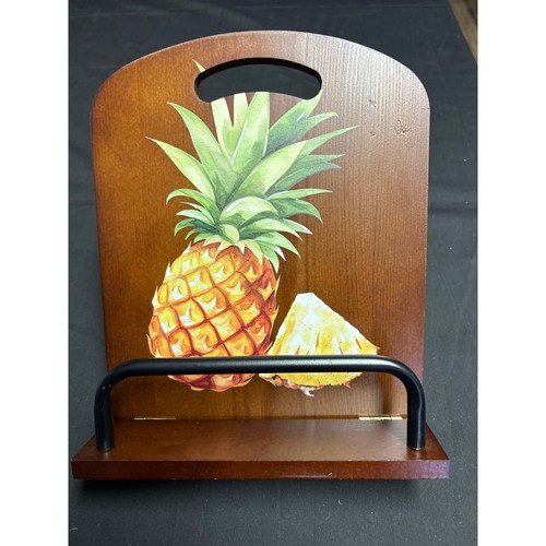 Pineapple wood cookbook - cookbook, stand