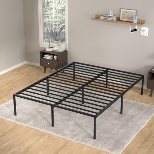 Metal platform bed frame - platform, 18