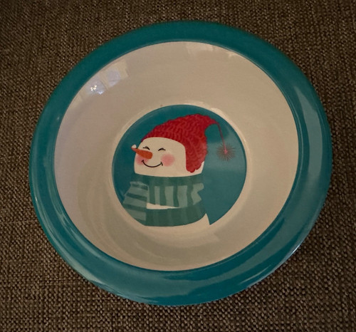 Cat food bowl holiday theme - food,