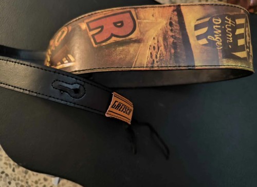 Gretsch leather guitar - , strap