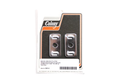 Chrome swingarm end - end, for